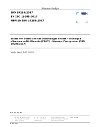NBN EN ISO 19285:2017