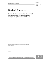 BS EN 60793-1-46:2002