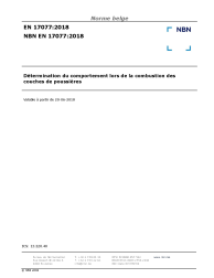 NBN EN 17077:2018