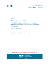 UNE-EN ISO 1833-25:2021