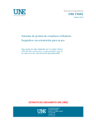 UNE 19602:2019