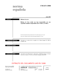 UNE-EN 13008:2001 (R2022)