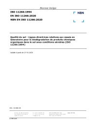 NBN EN ISO 11266:2020