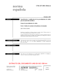 UNE-EN ISO 15614-4:2005