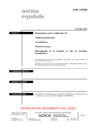 UNE 135205:2014 (R2021)