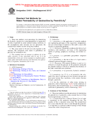 ASTM D4491-99a(2014)e1