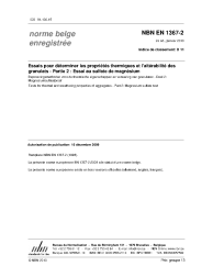 NBN EN 1367-2:2010