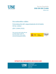 UNE-EN ISO 21404:2021
