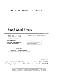 ASME B18.1.1-1972 (R2006)