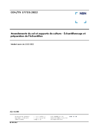 CEN/TS 17733:2022