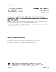 NBN EN ISO 19901-5:2003