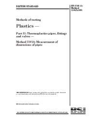 BS 2782-11:Method 1101A:1981