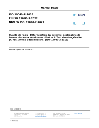 NBN EN ISO 19040-2:2022