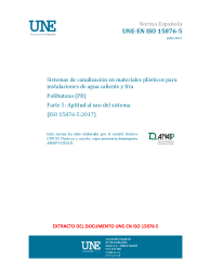 UNE-EN ISO 15876-5:2017