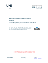 UNE-EN 474-5:2022