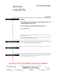 UNE-EN ISO 22088-6:2010