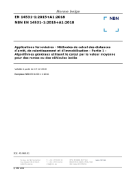NBN EN 14531-1:2015+A1:2018