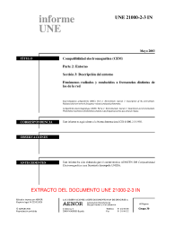 UNE 21000-2-3:2003 IN