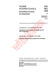 IEC 60570:1985/AMD1:1990