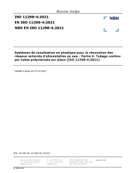 NBN EN ISO 11298-4:2021