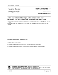 NBN EN ISO 683-17:2000