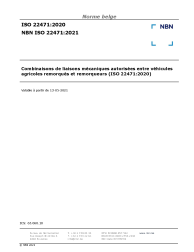 NBN ISO 22471:2021