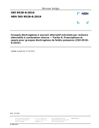 NBN ISO 8528-8:2019