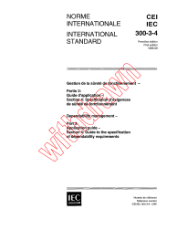 IEC 60300-3-4:1996