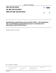 NBN EN ISO 20170:2019