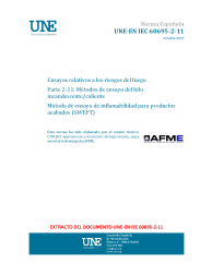 UNE-EN IEC 60695-2-11:2022