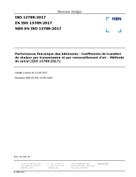 NBN EN ISO 13789:2017