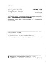 NBN EN 725-6:1996