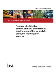 PD CEN/TS 16921:2016