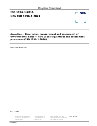 NBN ISO 1996-1:2021