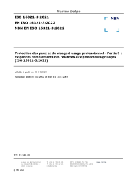 NBN EN ISO 16321-3:2022