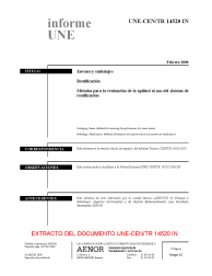 UNE-CEN/TR 14520:2008 IN