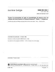 NBN EN 295-1:1995