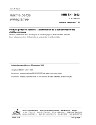 NBN EN 12662:2008