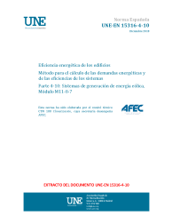 UNE-EN 15316-4-10:2018