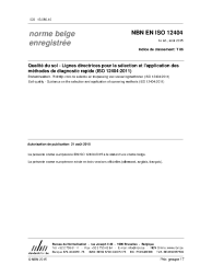 NBN EN ISO 12404:2015