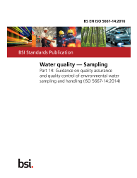 BS EN ISO 5667-14:2016