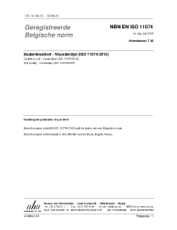 NBN EN ISO 11074:2015