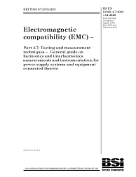 BS EN 61000-4-7:2002+A1:2009