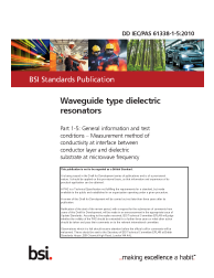 DD IEC/PAS 61338-1-5:2010