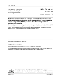 NBN EN 1401-1:1998