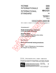 IEC 60068-2-21:1983/AMD2:1991