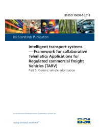 BS ISO 15638-5:2013
