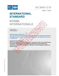 IEC 80601-2-35:2009/AMD1:2016