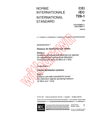 IEC 60728-1:1986/AMD1:1992