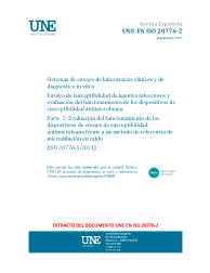 UNE-EN ISO 20776-2:2022